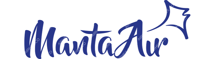 Manta Air Manta Air logo with name