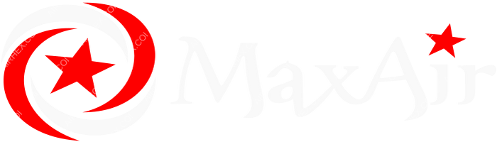 Max Air Max Air logo with name (dark)