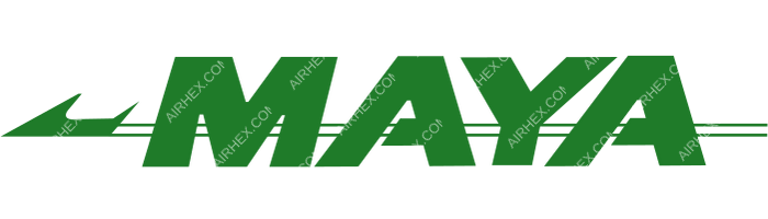 Maya Island Air Maya Island Air logo with name