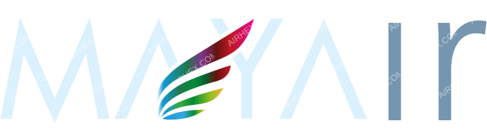 MAYAir MAYAir logo with name (dark)