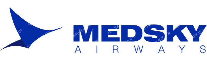 Medsky Airways Medsky Airways logo with name