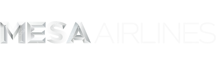 Mesa Airlines Mesa Airlines logo with name (dark)