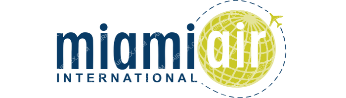 Miami Air International Miami Air International logo with name