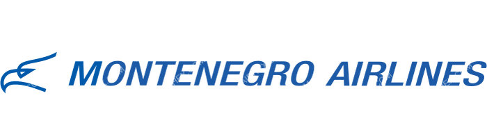 Montenegro Airlines Montenegro Airlines logo with name
