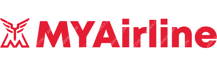 MYAirline MYAirline logo with name (dark)
