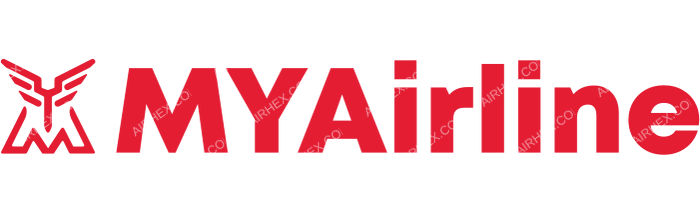 MYAirline MYAirline logo with name