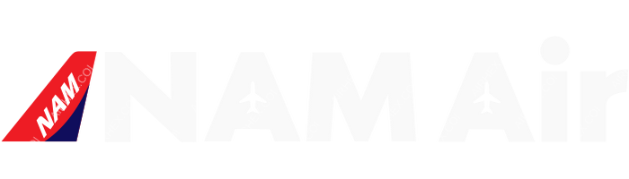 NAM Air NAM Air logo with name (dark)