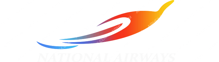National Airways Ethiopia National Airways Ethiopia logo with name (dark)