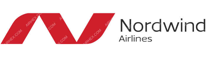 Nordwind Airlines Nordwind Airlines logo with name
