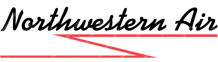 Northwestern Air Northwestern Air logo with name