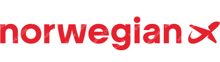 Norwegian Air International Norwegian Air International logo with name (dark)