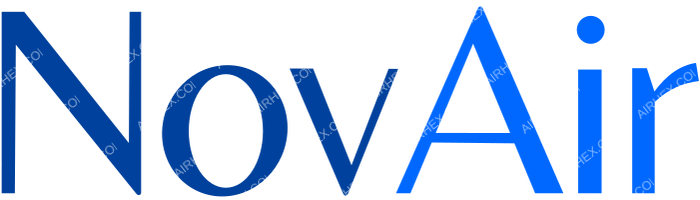 NovAir NovAir logo with name