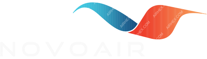 Novoair Novoair logo with name (dark)