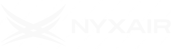 NyxAir NyxAir logo with name (dark)