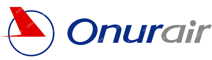 Onur Air Onur Air logo with name (dark)