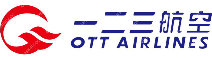 OTT Airlines OTT Airlines logo with name
