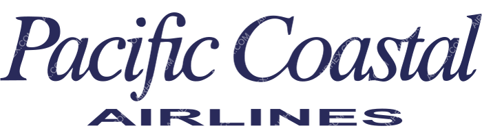 Pacific Coastal Airlines Pacific Coastal Airlines logo with name (dark)