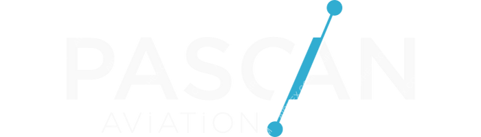 Pascan Aviation Pascan Aviation logo with name (dark)