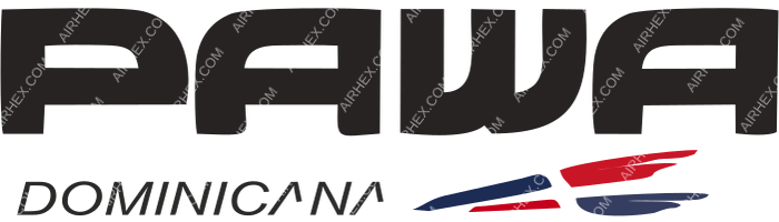 PAWA Dominicana PAWA Dominicana logo with name (dark)