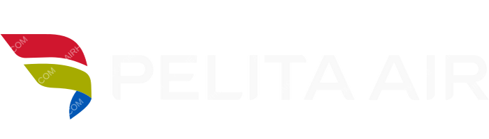 Pelita Air Pelita Air logo with name (dark)