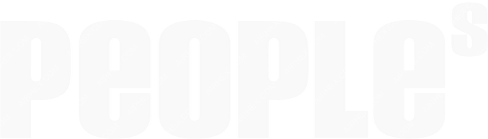 People's People's logo with name (dark)