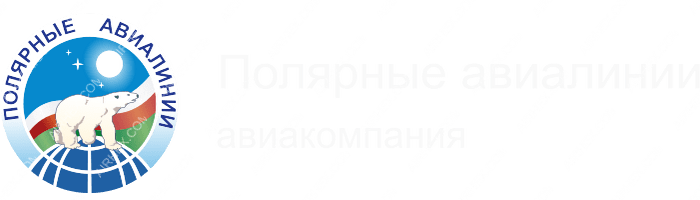 Polar Airlines Polar Airlines logo with name (dark)