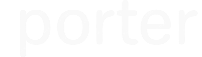 Porter Airlines Porter Airlines logo with name (dark)