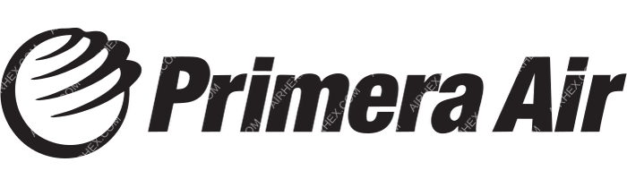 Primera Air Primera Air logo with name (dark)