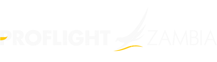 Proflight Zambia Proflight Zambia logo with name (dark)