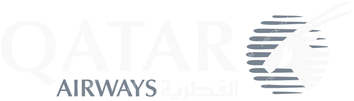 Qatar Airways Qatar Airways logo with name (dark)