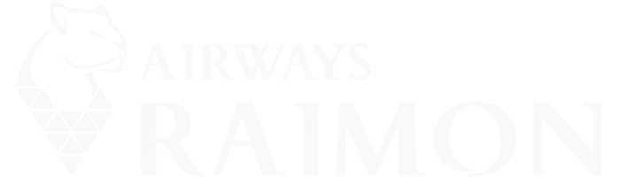 Raimon Airways Raimon Airways logo with name (dark)