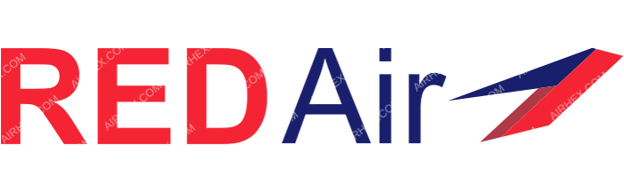 Red Air Red Air logo with name