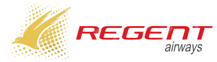 Regent Airways Regent Airways logo with name (dark)