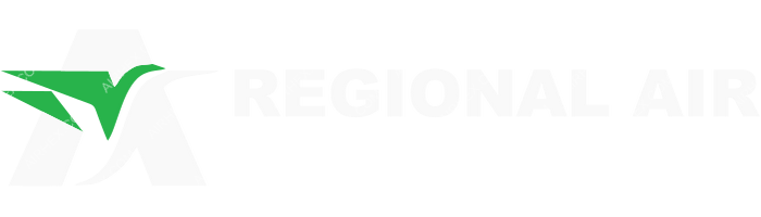 Regional Air Regional Air logo with name (dark)
