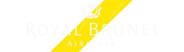 Royal Brunei Airlines Royal Brunei Airlines logo with name (dark)