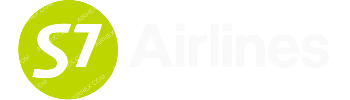 S7 Airlines S7 Airlines logo with name (dark)