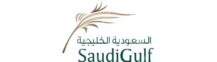 SaudiGulf SaudiGulf logo with name (dark)