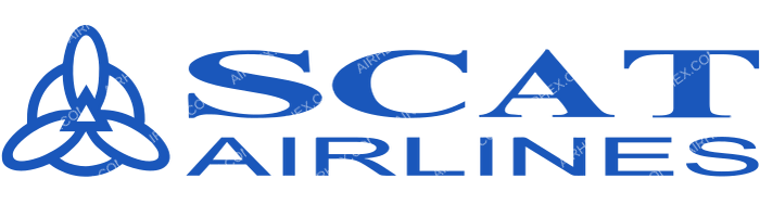 SCAT Airlines SCAT Airlines logo with name
