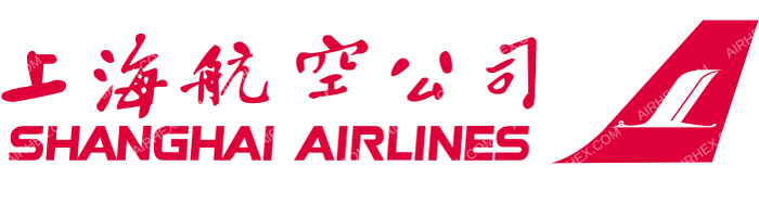 Shanghai Airlines Shanghai Airlines logo with name
