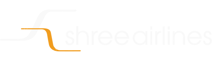 Shree Airlines Shree Airlines logo with name (dark)