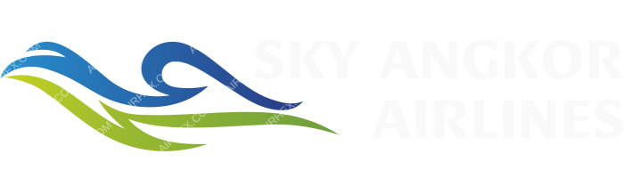 Sky Angkor Airlines Sky Angkor Airlines logo with name (dark)
