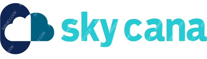 Sky Cana Sky Cana logo with name (dark)