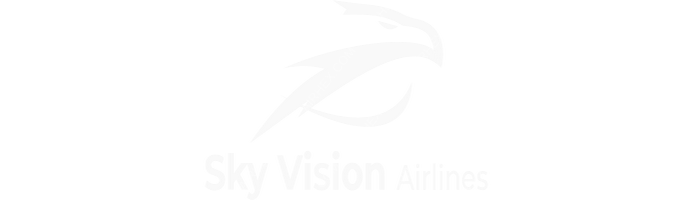 Sky Vision Airlines Sky Vision Airlines logo with name (dark)
