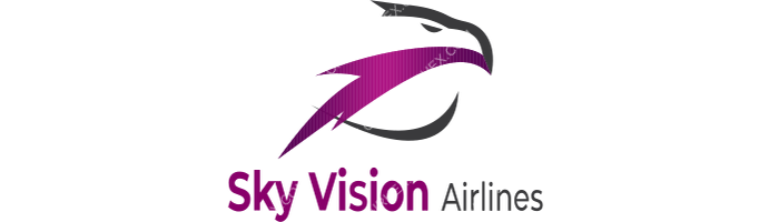 Sky Vision Airlines Sky Vision Airlines logo with name