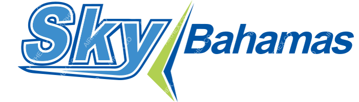 SkyBahamas SkyBahamas logo with name (dark)