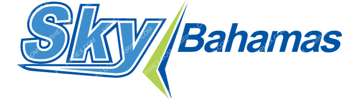 SkyBahamas SkyBahamas logo with name