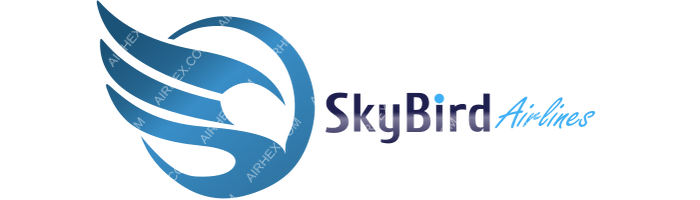 SkyBird Airlines SkyBird Airlines logo with name