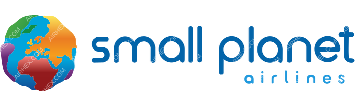Small Planet Airlines Poland Small Planet Airlines Poland logo with name (dark)