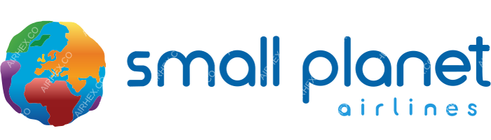 Small Planet Airlines Small Planet Airlines logo with name
