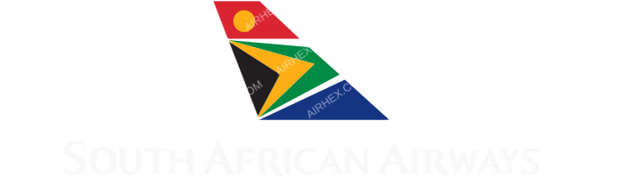 South African Airways South African Airways logo with name (dark)
